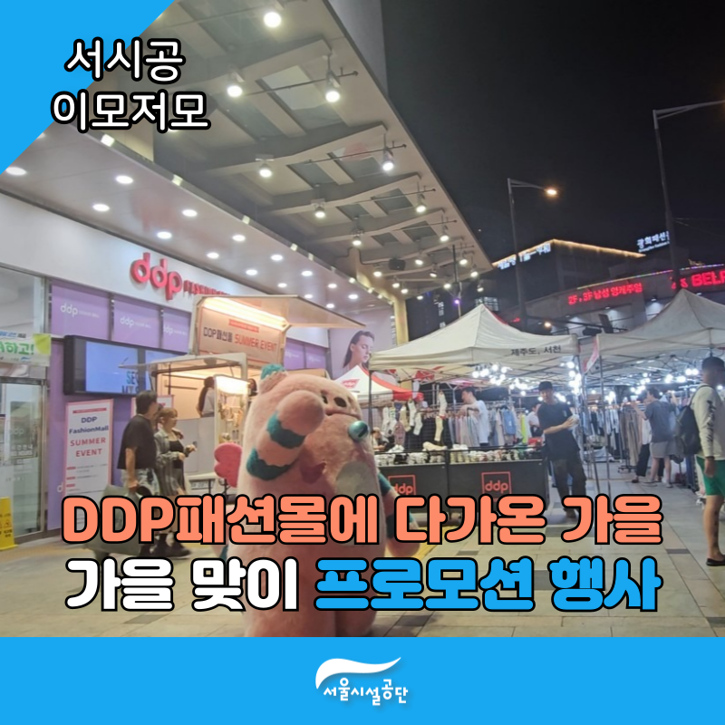 DDP패션몰, 가을 맞이 특별 행사가 열립니다!