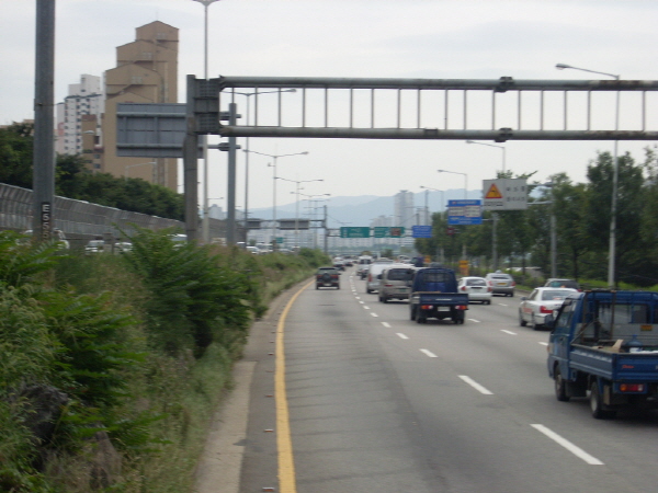 강변북로(구리방향) 청담대교 지난 660M 사진