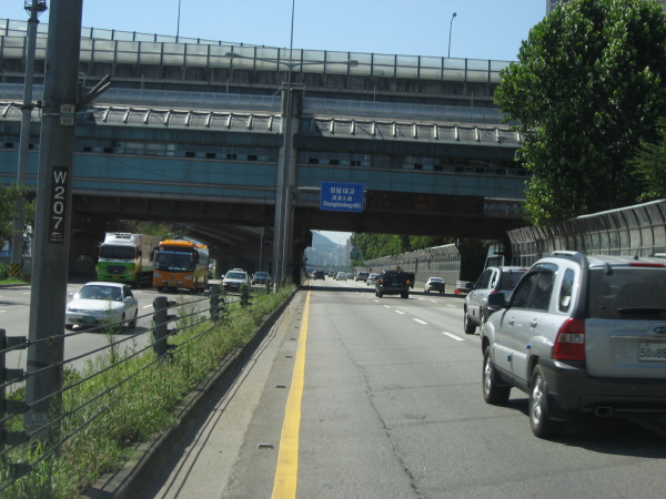 강변북로(난지방향) 잠실대교 지난 1,920M 사진