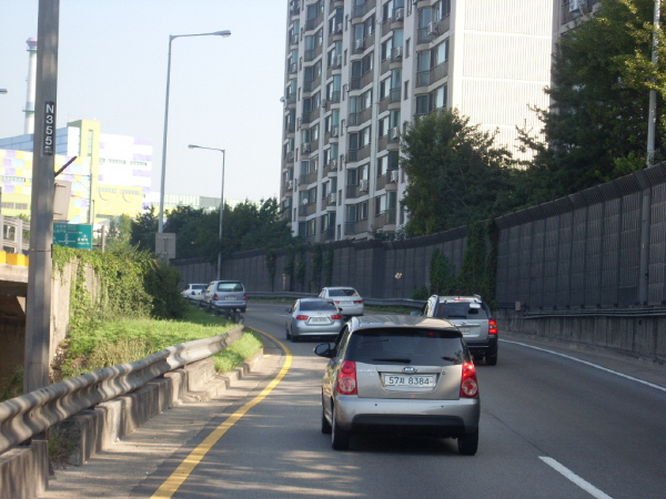 동부간선도로(상계방향) 월계1교 지난 525M 사진