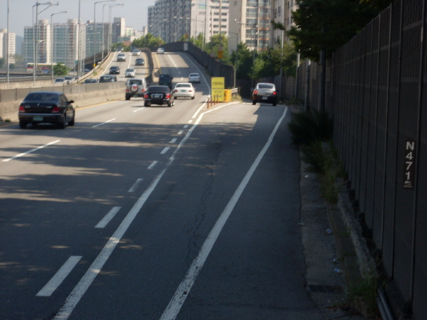 동부간선도로(상계방향)상계지하종점 지난 1,430M 사진