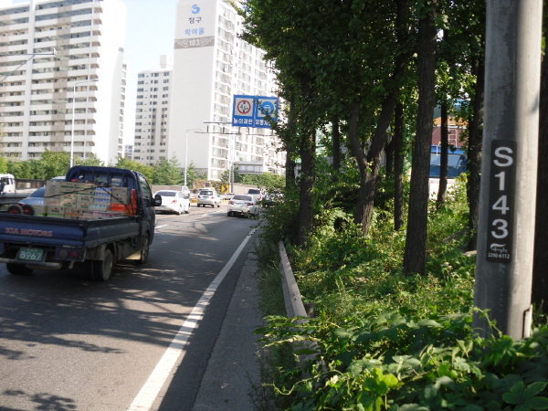 동부간선도로(성수방향)마들지하종점 지난 625M 사진