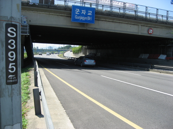 동부간선도로(성수방향)장평교 지난 1,330M 사진