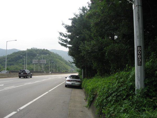 언주로(내곡방향) 구룡터널 종점 지난 825M 사진